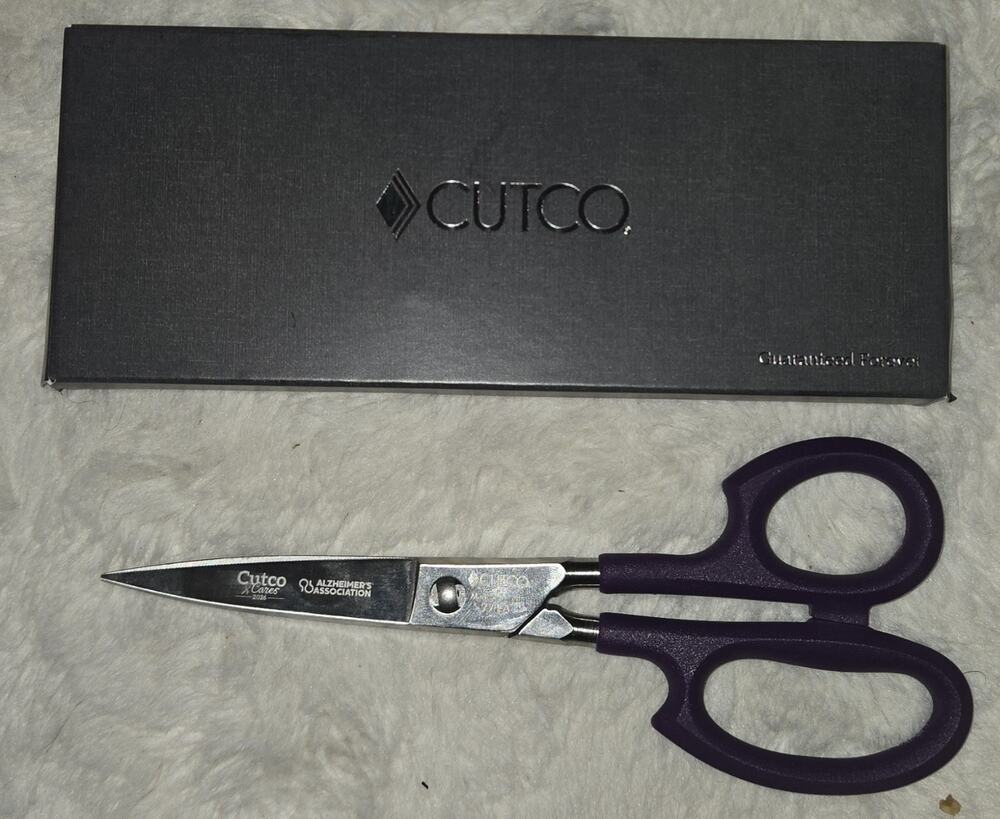 Cutco PURPLE Super Shears -Scissors Limited Engraved Edition